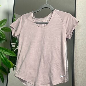 Nike Women's Light Pink Short Sleeve Tee